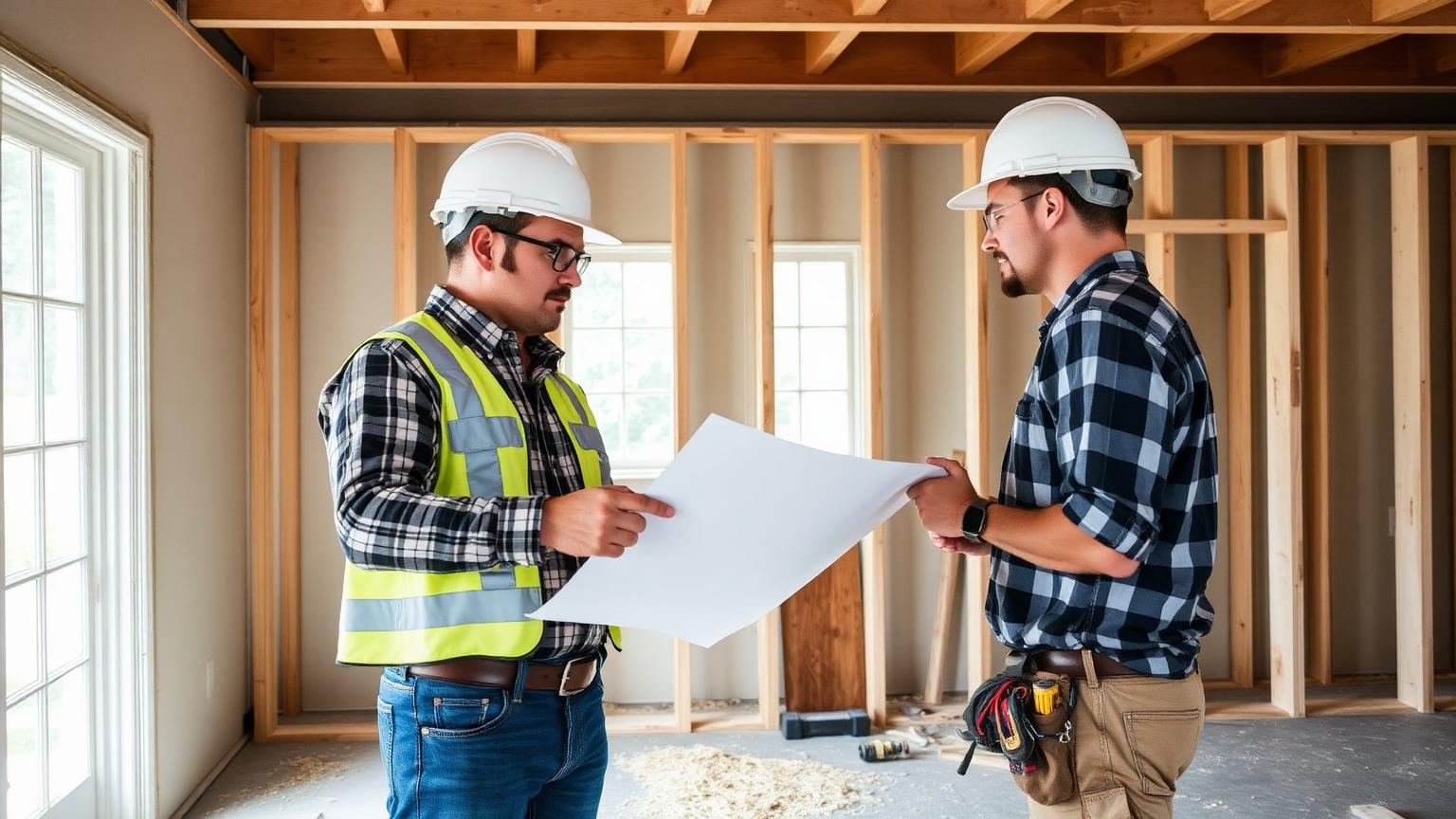 Contractors at work in Charleston