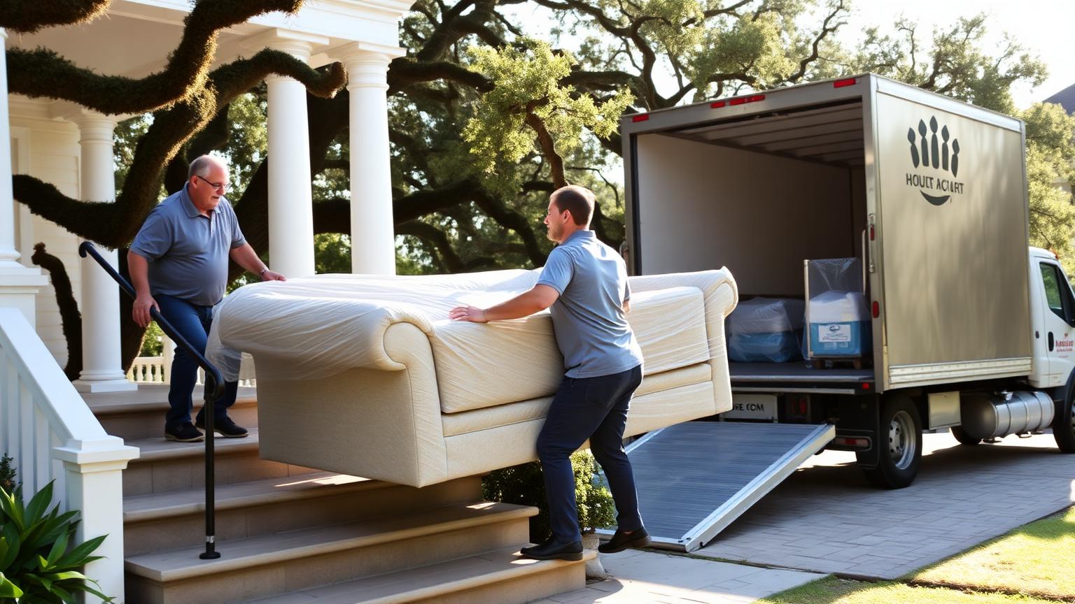 Movers at work in Charleston
